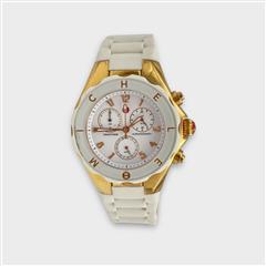 Michele Tahitian Jelly Bean White Steel Ladies Watch MWW12F000008